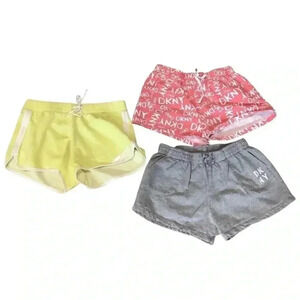 Girls Shorts Size XL (14-16). 2 DKNY Shorts & 1 Justice Active Short. Preloved